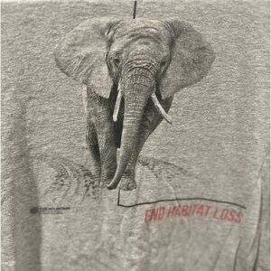 End Habitat Loss t shirt size medium in used condition
